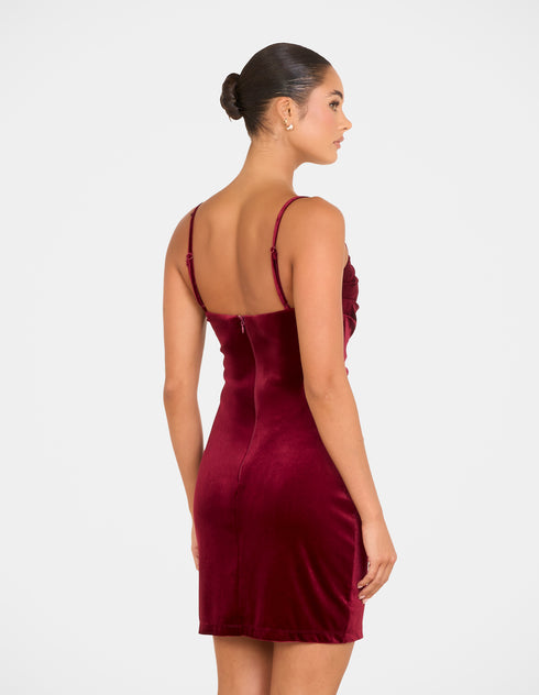 Anona Velvet Mini Dress